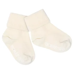 Best GoBabyGo Non-Slip Cotton Strømper, , 23-26 Off White
