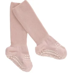 Online GoBabyGo Non-Slip Viscose-Bamboo Strømper, , 23-26 Soft Pink