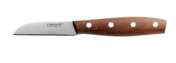 Clearance Fiskars Norr urtekniv, 7 cm, teaktræ