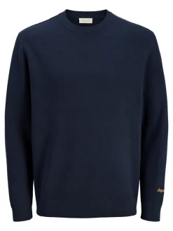 Jack & Jones Junior Norrebro Light Crew Neck Striktrøje, , 164 cm*Børn Strik & Sweatshirts