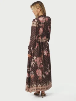 Hot Neo Noir Nova Botanical Border Kjole, , 36 Black