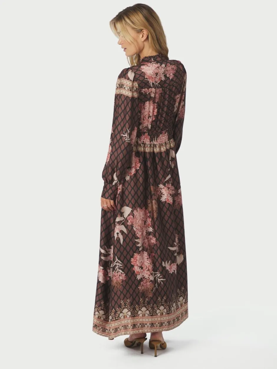 Hot Neo Noir Nova Botanical Border Kjole, , 36 Black