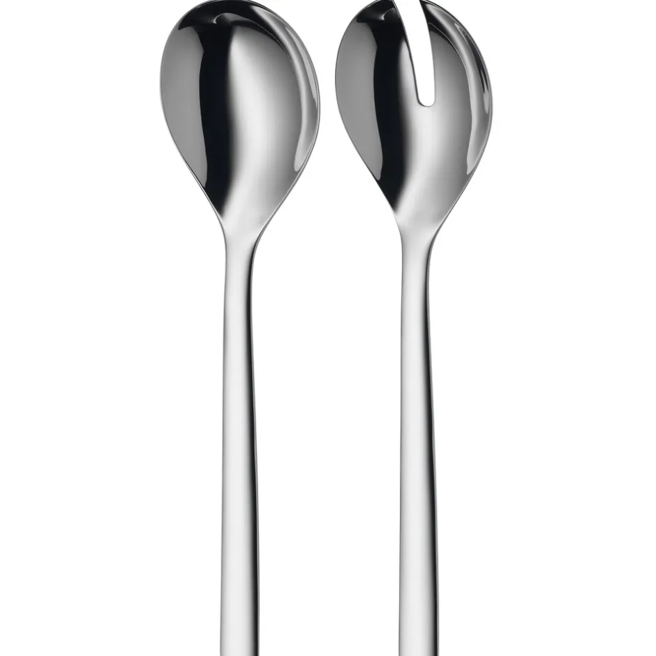 WMF Nuova Salat Serveringssæt, Rustfrit Stål, 25 cm* Køkken|Bestik