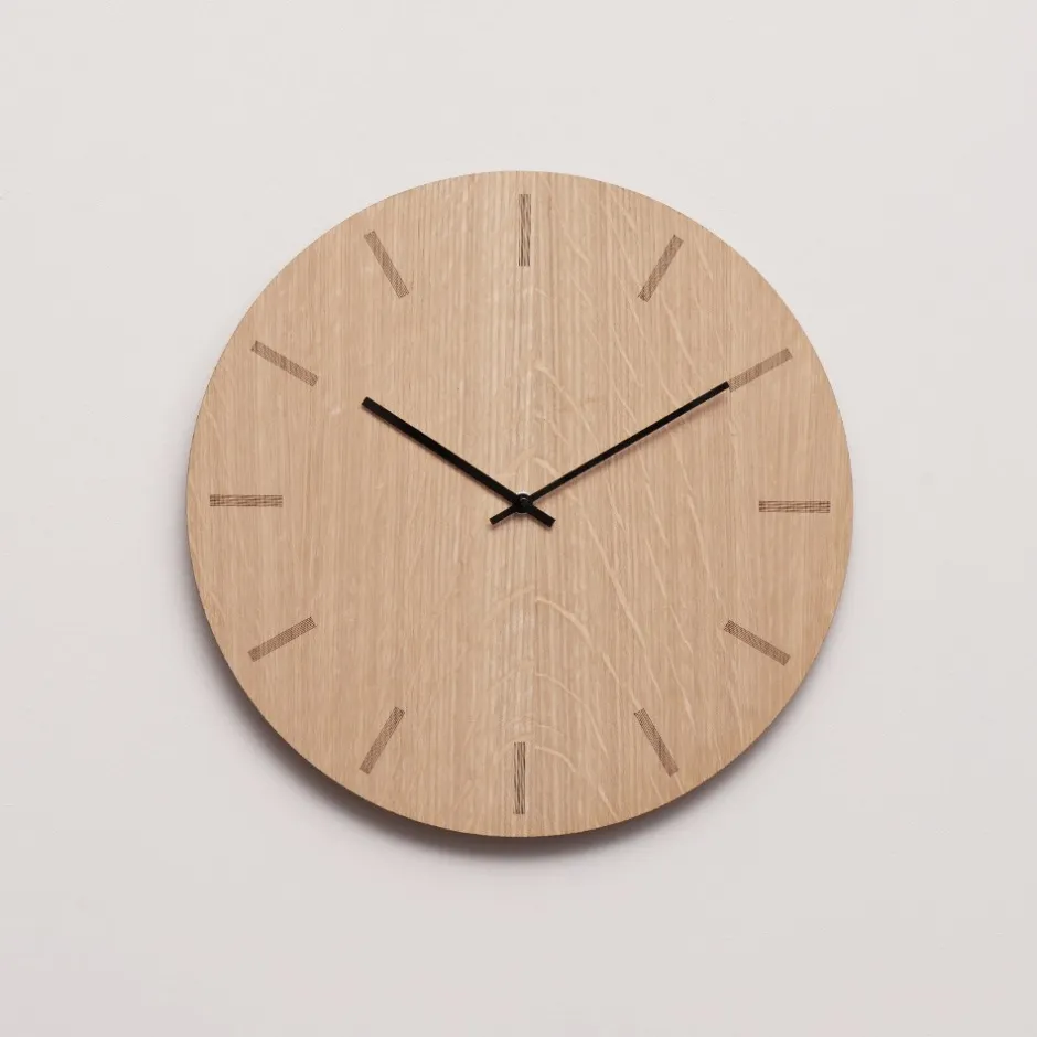 Hemverk Oak Vægur, , Ø38 cm* Ure & Vejrstationer