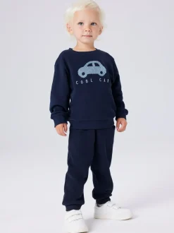 Best Name It Obear Sweatshirt, , 92 cm Dark Sapphire