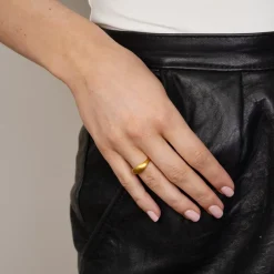 Outlet byBiehl Ocean Flow Ring, , 58 Guld