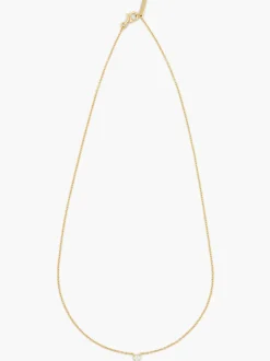 Outlet Ragbag Oda Floating Halskæde, , 42 cm Gold Plated
