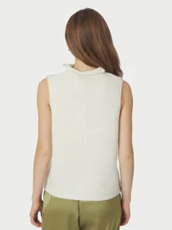Discount Neo Noir Odelia Knit Vest, , 38 Off White