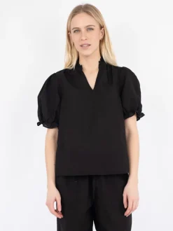 Neo Noir Odesa Linen Bluse, , 38*Dame Bluser & Skjorter