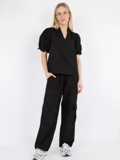 Neo Noir Odesa Linen Bluse, , 38*Dame Bluser & Skjorter