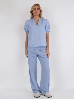 Neo Noir Odesa Linen Bluse, , 40*Dame Bluser & Skjorter