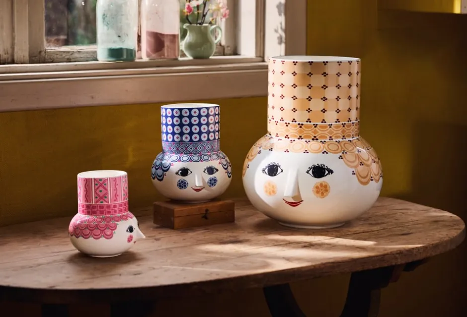 Bjørn Wiinblad Olga Vase,* Vaser & Urtepotteskjulere