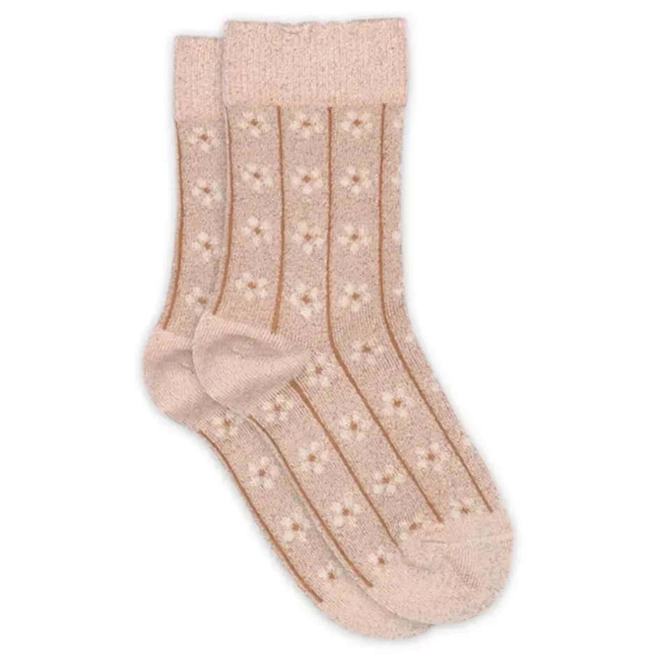Outlet MP Denmark Oline Glitter Strømper, , 29-32 Rose Dust