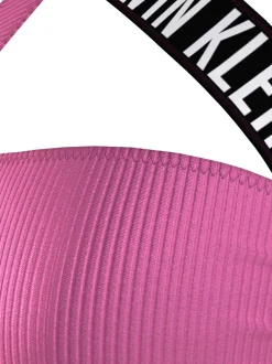 Sale Calvin Klein One Shoulder Bikinitop, , M Bold Pink
