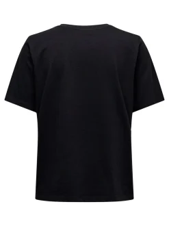 ONLY Kortærmet T-shirt, , XL Black