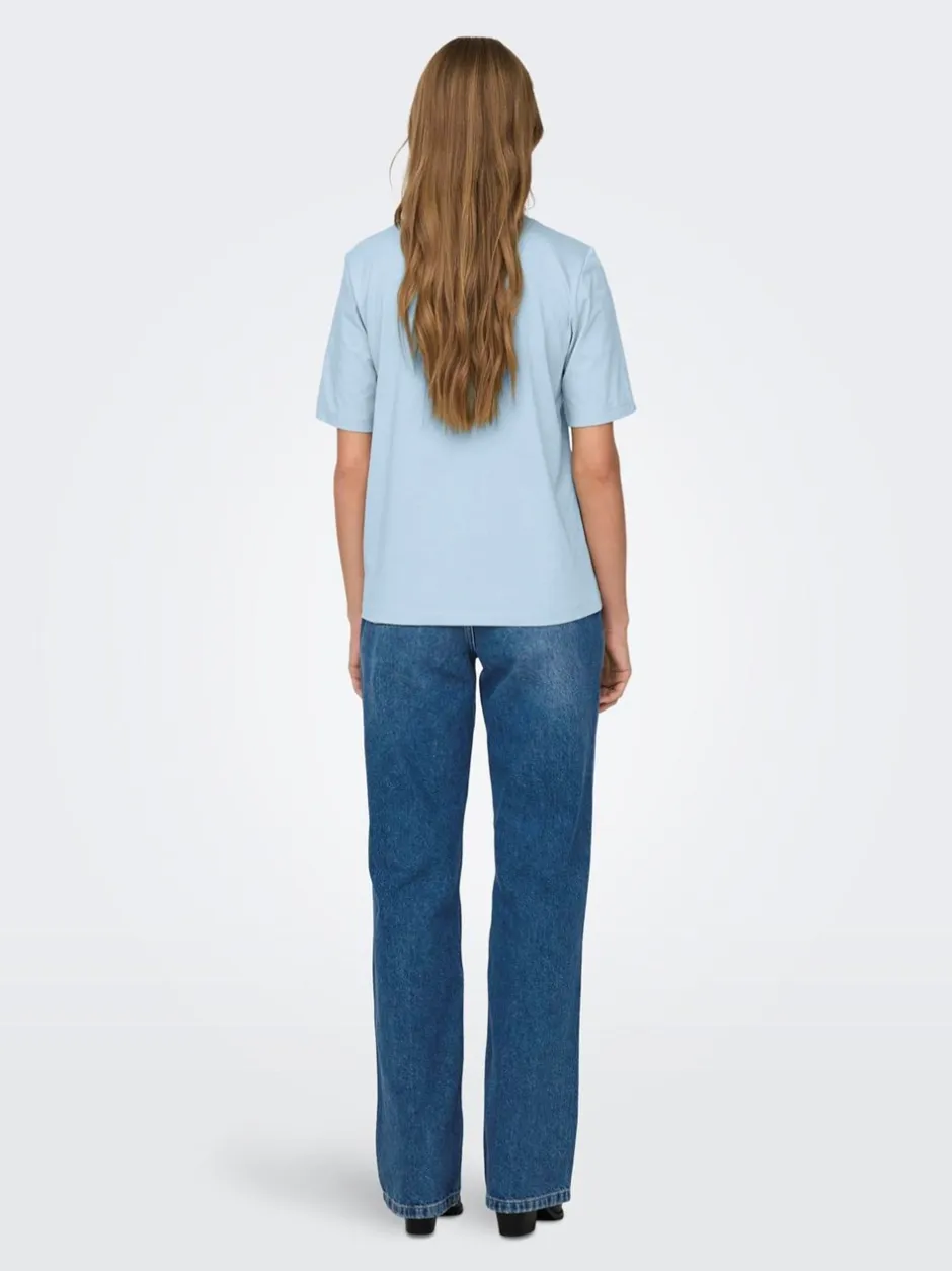 ONLY Kortærmet T-shirt, , L*Dame T-Shirts & Toppe