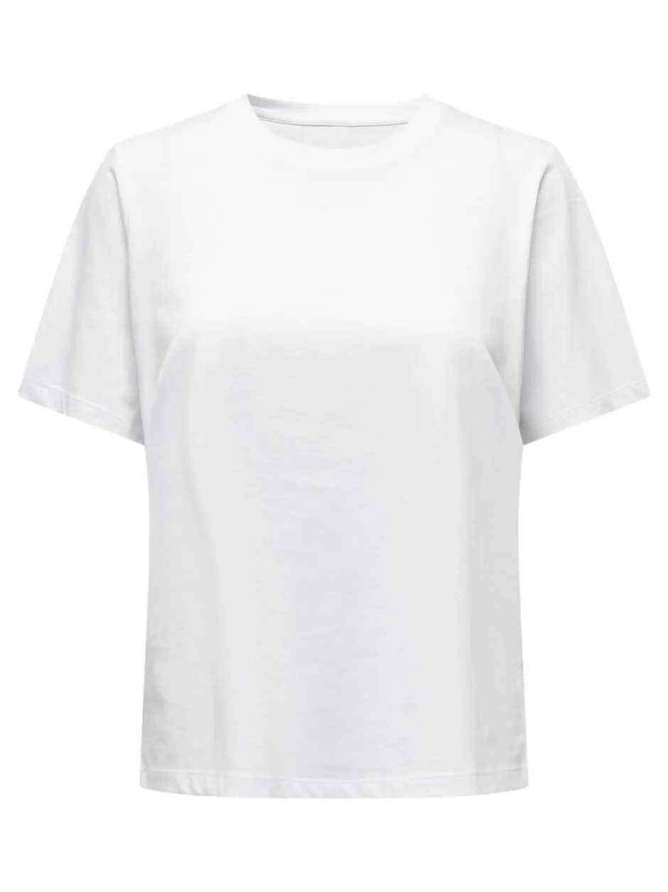 Best ONLY Kortærmet T-shirt, , S White