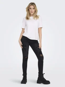 Best ONLY Kortærmet T-shirt, , S White