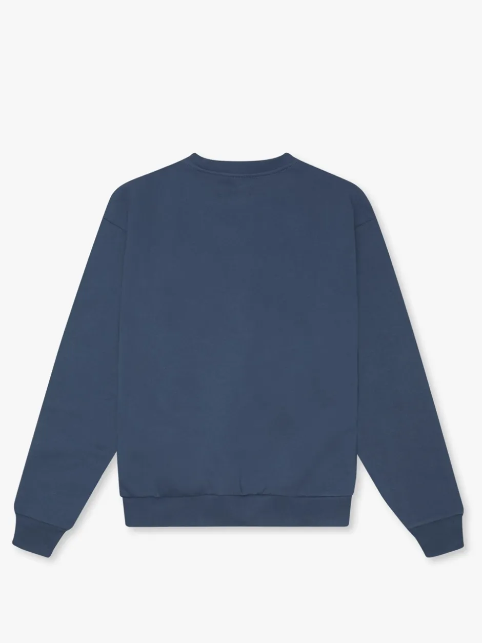 Best 7 DAYS Active Organic Crewneck Sweatshirt, , S Dark Denim