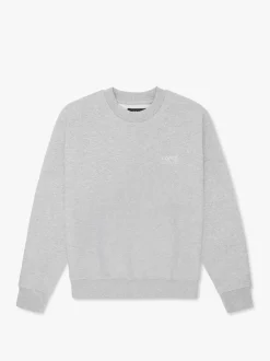 Best 7 DAYS Active Organic Fitted Crewneck Sweatshirt, , M Heather Grey