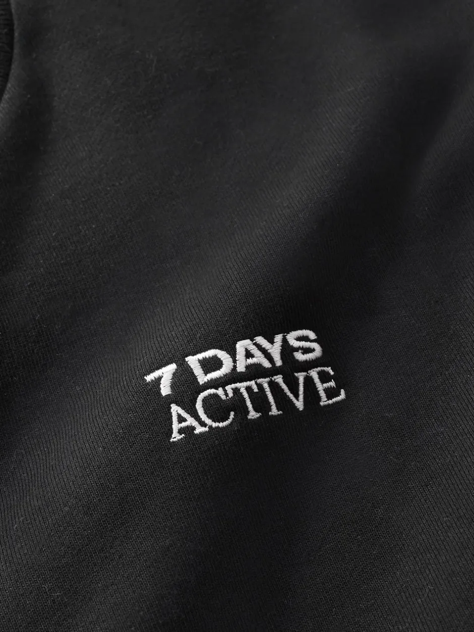 7 DAYS Active Organic Fitted Crewneck Sweatshirt, , M*Dame Loungewear|Strik & Sweatshirts