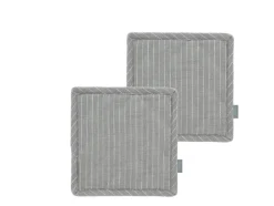 Hot Södahl Organic Line 2-pak Grydelapper, Stone Grey