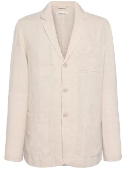 Knowledge Cotton Apparel Organic Linen Blazer, , S* Jakkesæt & Blazere