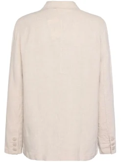Knowledge Cotton Apparel Organic Linen Blazer, , S* Jakkesæt & Blazere
