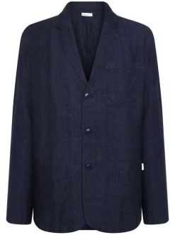 Knowledge Cotton Apparel Organic Linen Blazer, , S* Jakkesæt & Blazere