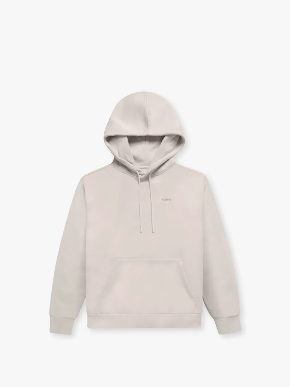 Sale 7 DAYS Active Organic Regular Hættetrøje, , L Silver Grey