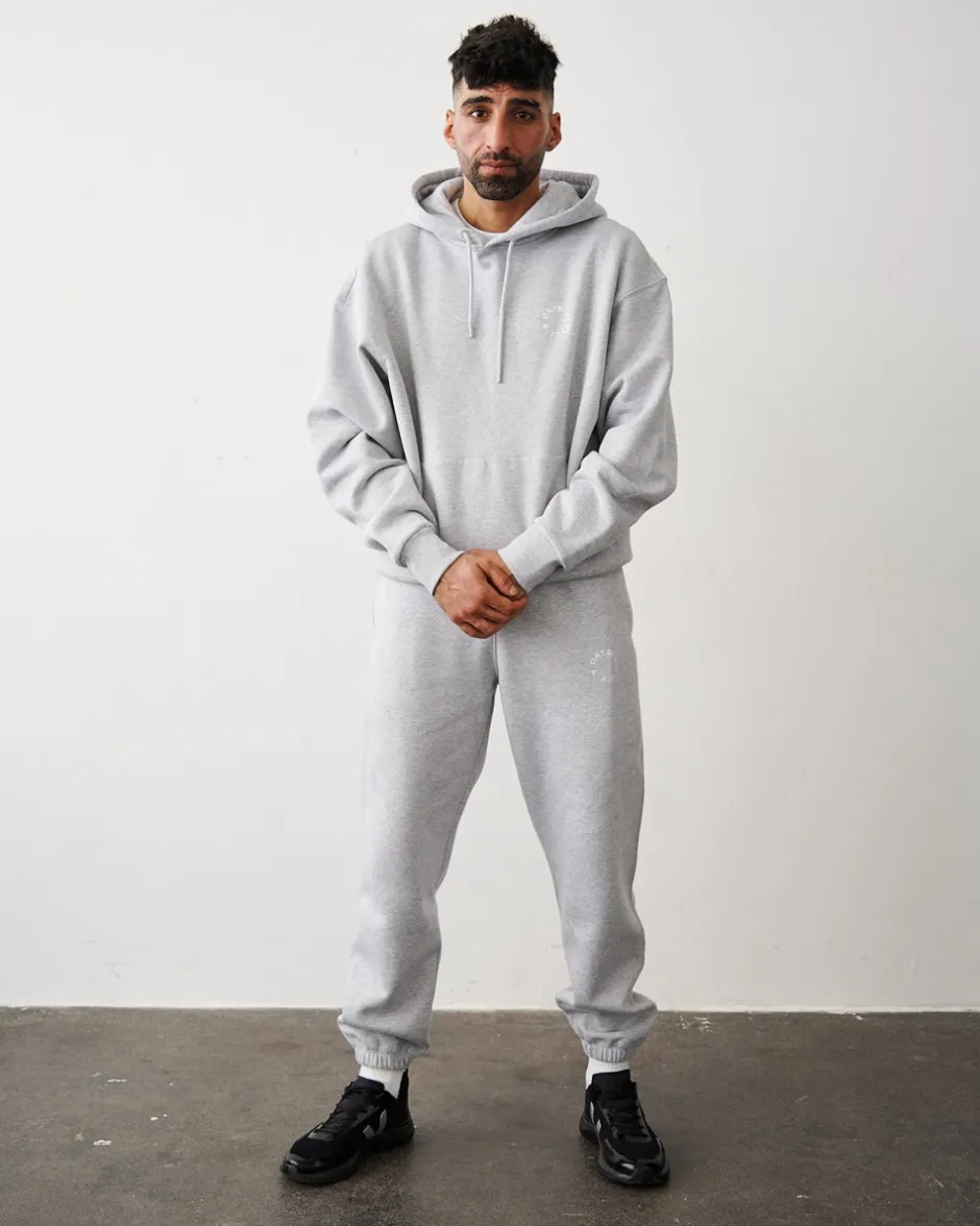 Discount 7 DAYS Active Organic Regular Hættetrøje, , L Heather Grey