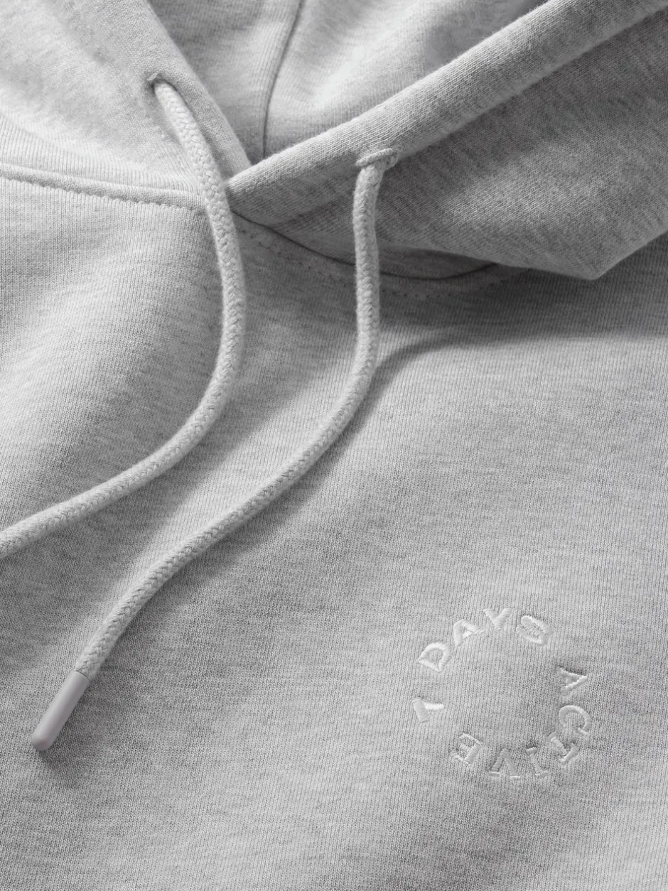 Discount 7 DAYS Active Organic Regular Hættetrøje, , L Heather Grey