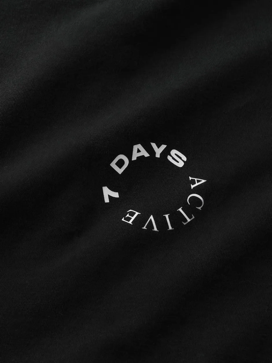 Hot 7 DAYS Active Organic Regular T-shirt, , XL Black