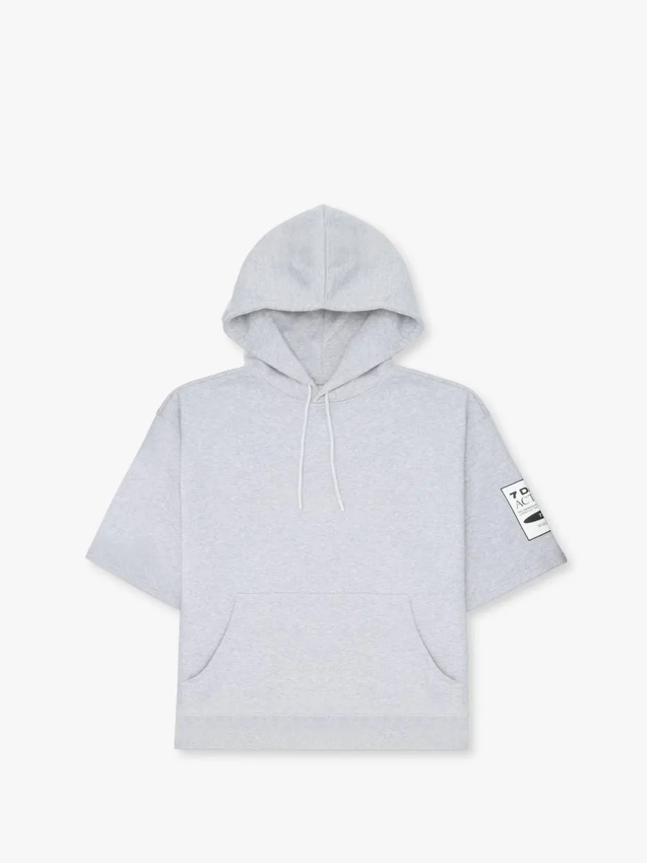 7 DAYS Active Organic Short Sleeve Hættetrøje, , XL* Sweatshirts & Trøjer
