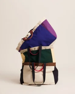 Outlet HAY Organic Weekendtaske, Cream Multi