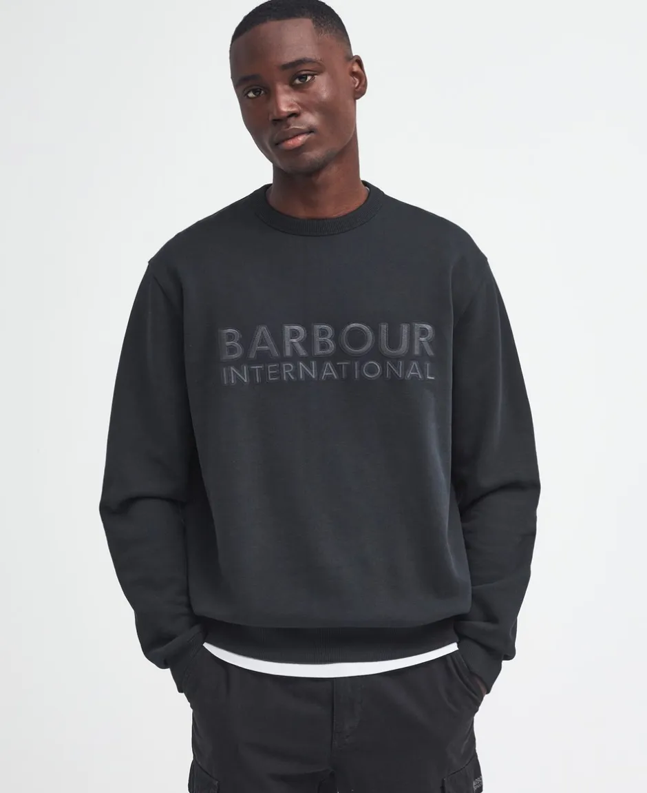 Barbour International Otis Logo Crew Neck Sweatshirt, , S* Sweatshirts & Trøjer