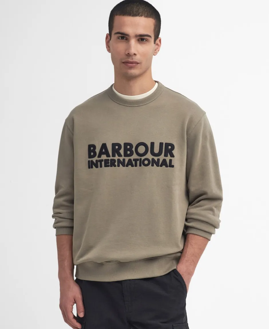 Barbour International Otis Logo Crew Neck Sweatshirt, , M* Sweatshirts & Trøjer