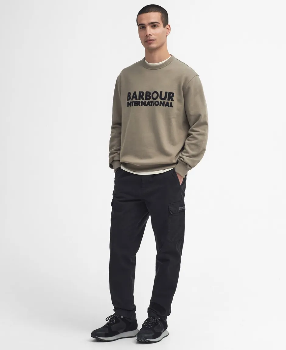 Barbour International Otis Logo Crew Neck Sweatshirt, , M* Sweatshirts & Trøjer