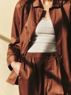 Online HAY Outline Pyjamasbukser, , M/L Milk Chocolate