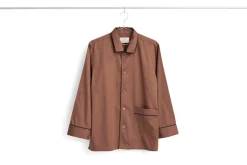 Outlet HAY Outline Pyjamasskjorte, , S/M Milk Chocolate