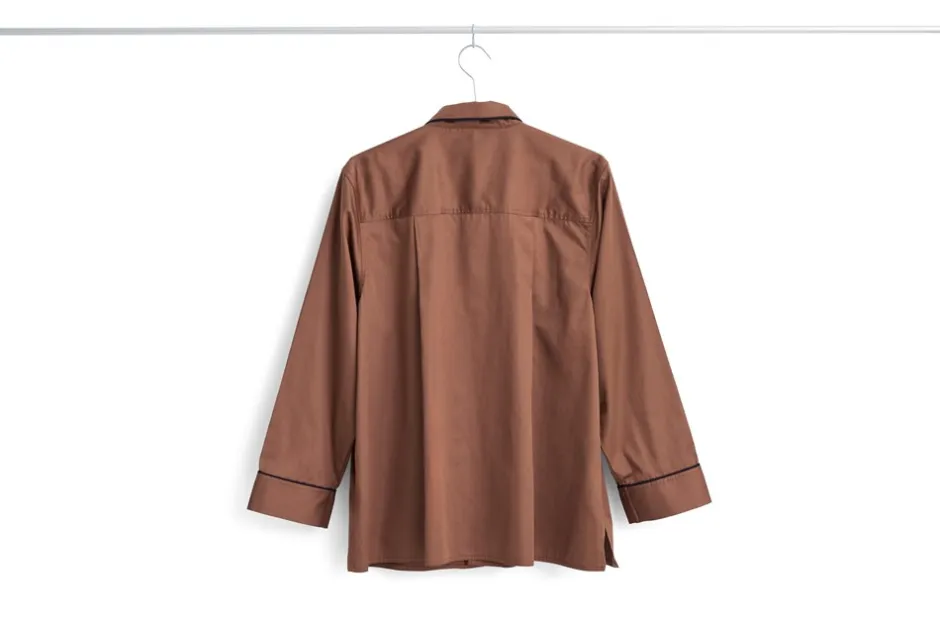 Outlet HAY Outline Pyjamasskjorte, , S/M Milk Chocolate