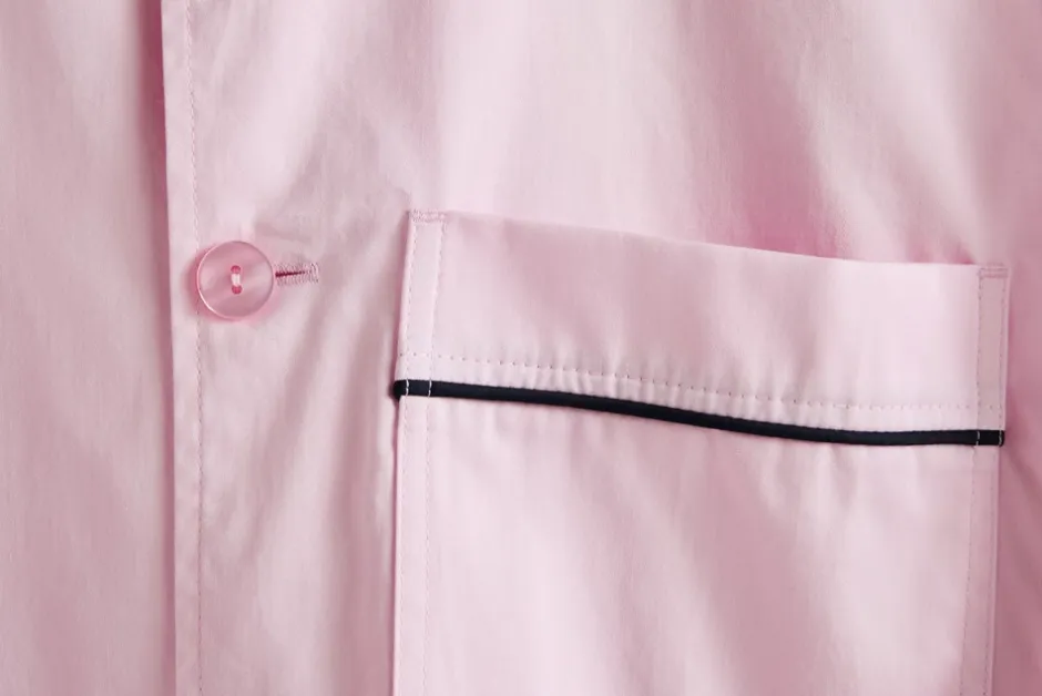 Discount HAY Outline Pyjamasskjorte, , S/M Soft Pink