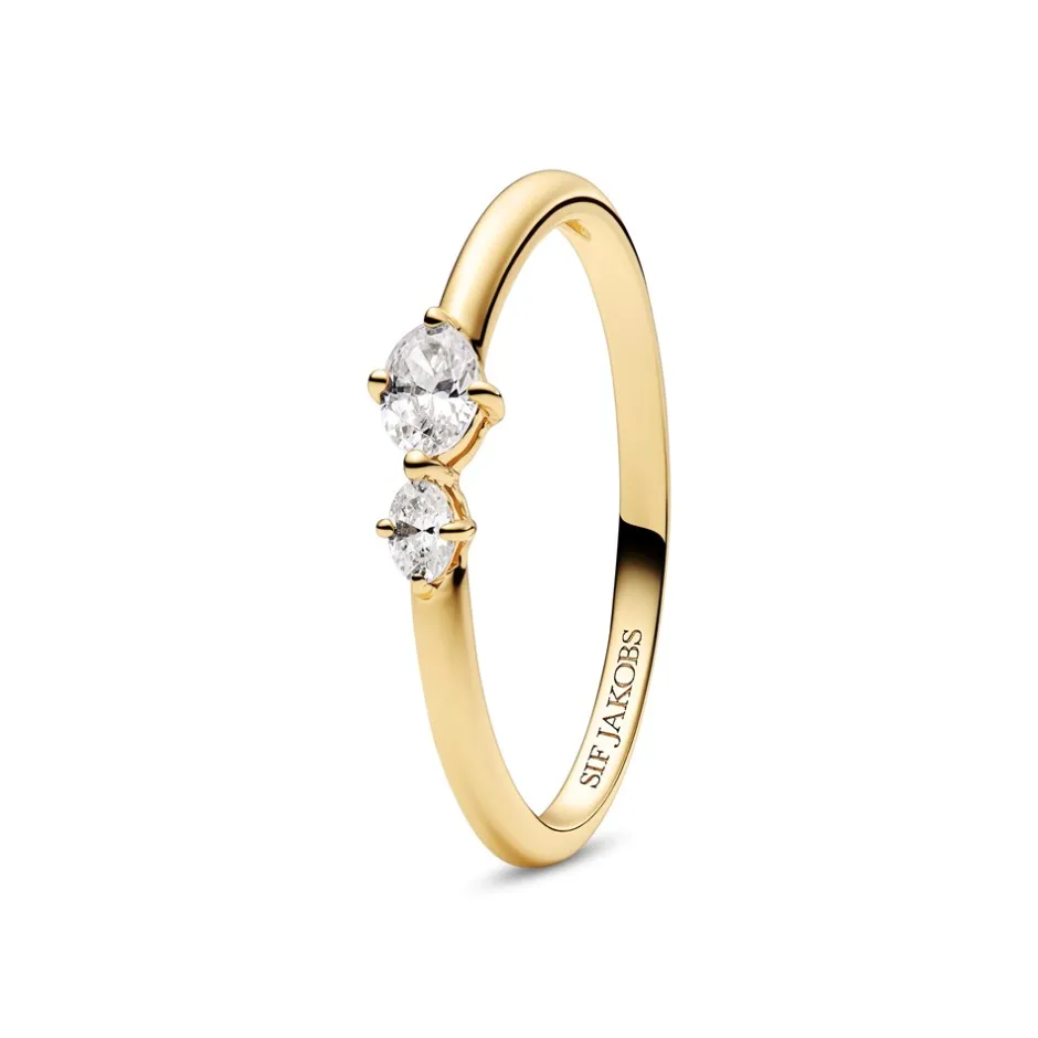 Sif Jakobs Jewellery Ovale Due Ring, , 54*Dame Ringe