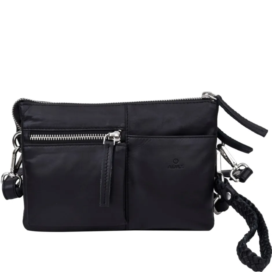 Hot Adax Oxana Amalfi Combi Clutch, Sort