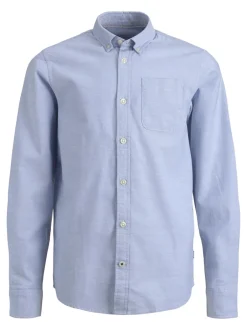 Sale Jack & Jones Junior Oxford Skjorte, , 140 cm Cashmere Blue