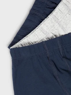 Hot Name It 3-pak Boxershorts, , 146-152 cm Grey Melange/Dark Sapphire