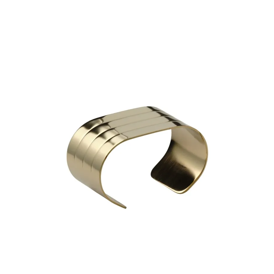 Hot RAW 4-pak Servietringe, Champagne Guld
