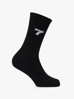 New 7 DAYS Active 2-pak Sokker, , 43-46 Black