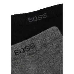 Best Boss Black 2-pak Strømper, , 39-42 Medium Grey