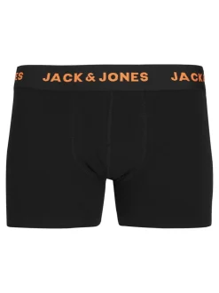 Online Jack & Jones Junior 7-pak Trunks, , 128 cm Black